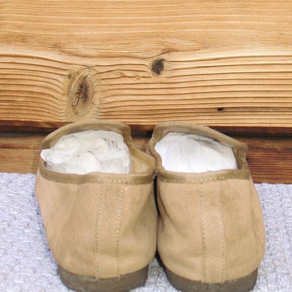 Tory Burch Billy Split Suede Mirror Craquellee Slippers - Picture 7 of 11